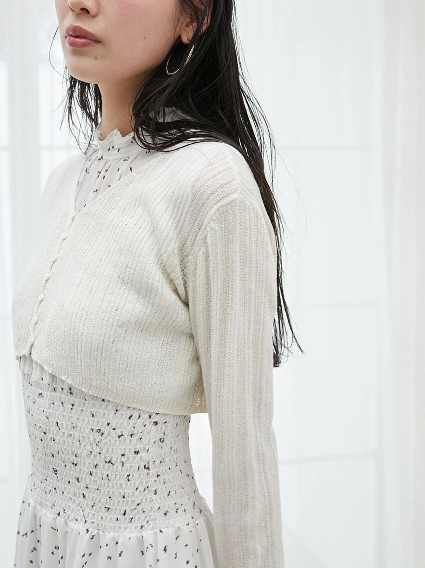 Ribbed Sheer Cardigan - Image 11