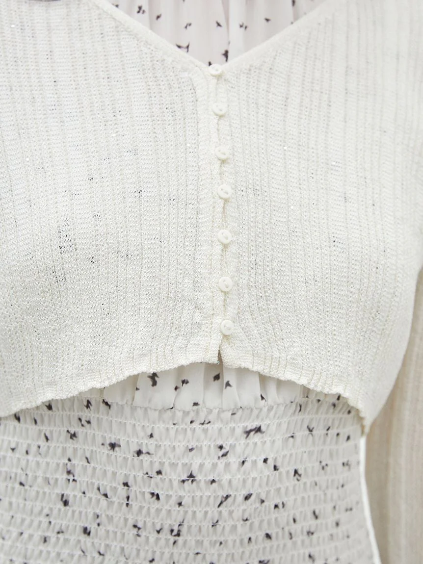 Ribbed Sheer Cardigan - Image 12