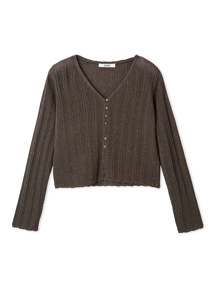 Ribbed Sheer Cardigan - Image 21