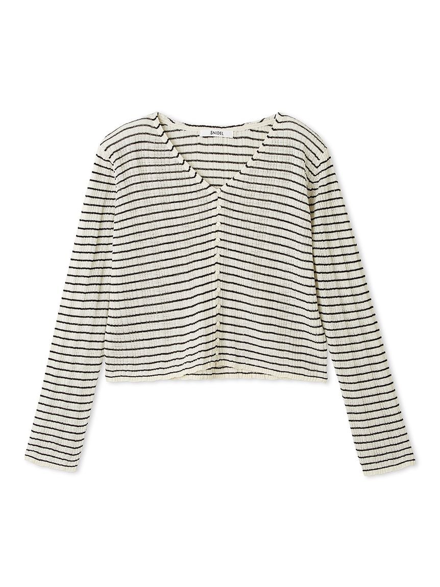 Ribbed Sheer Cardigan - Image 22