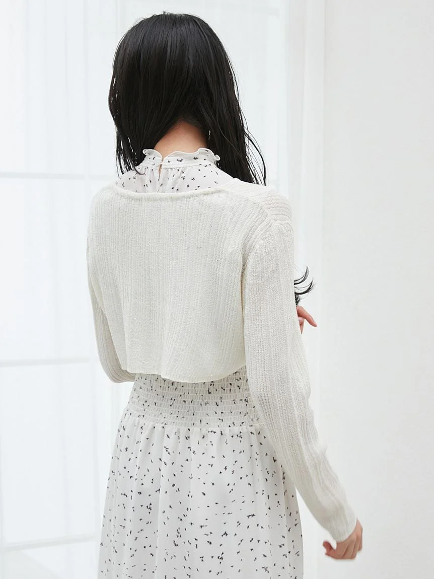 Ribbed Sheer Cardigan - Image 8