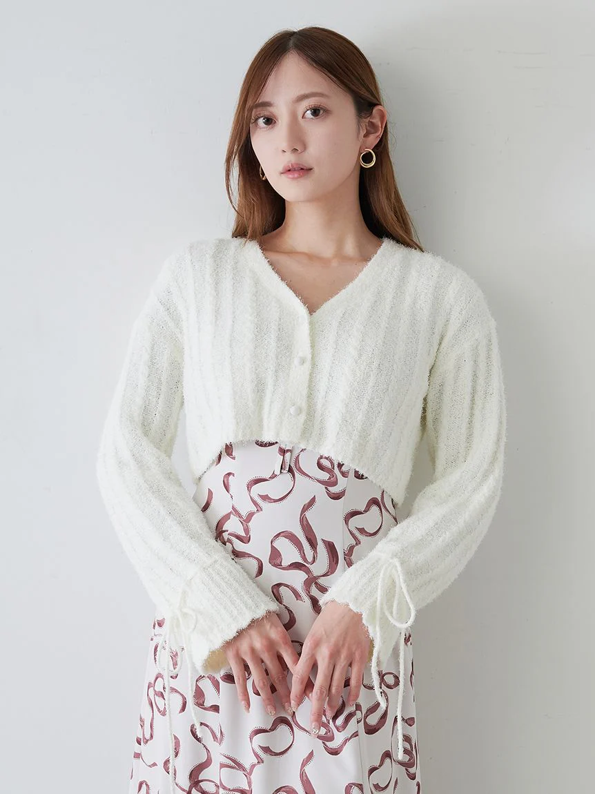 Ribbon Button up Cardigan - Image 4