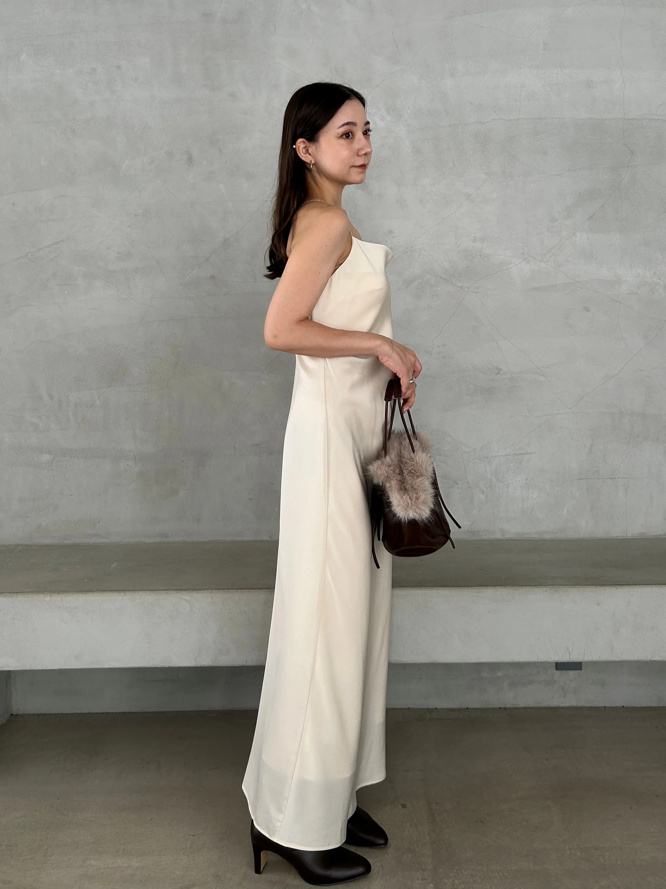 Satin Cami Dress and Knit Cardigan Set - Image 17