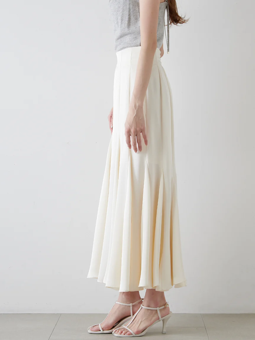 Satin Midi Mermaid Skirt - Image 5