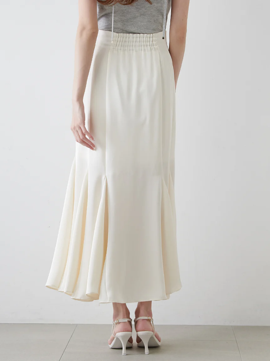 Satin Midi Mermaid Skirt - Image 6