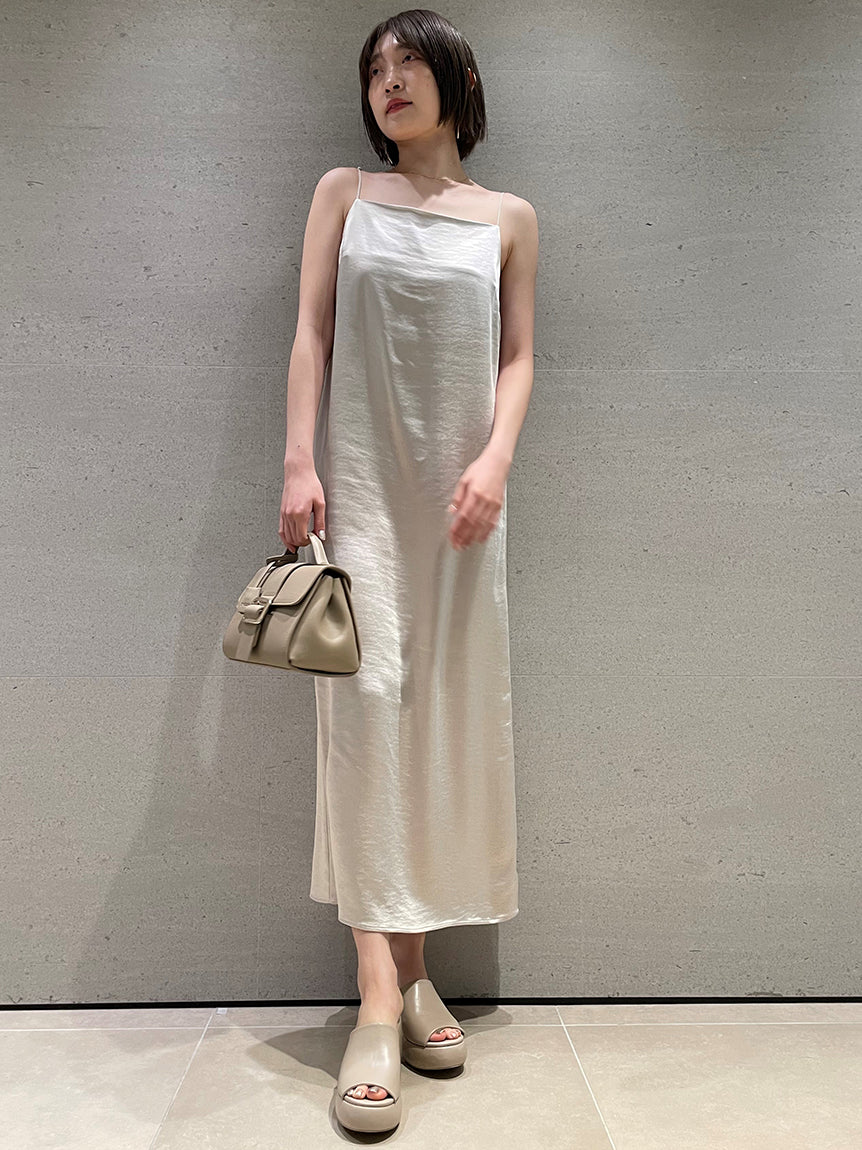 Cami Satin Slip Dress - Image 10