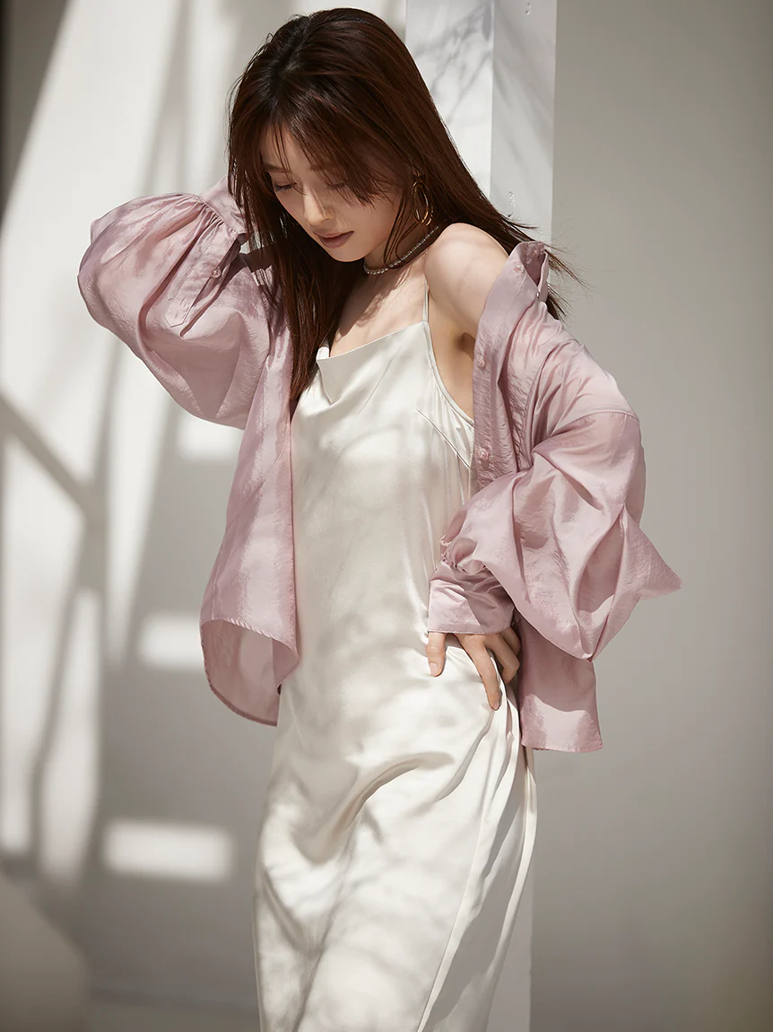 Cami Satin Slip Dress - Image 12