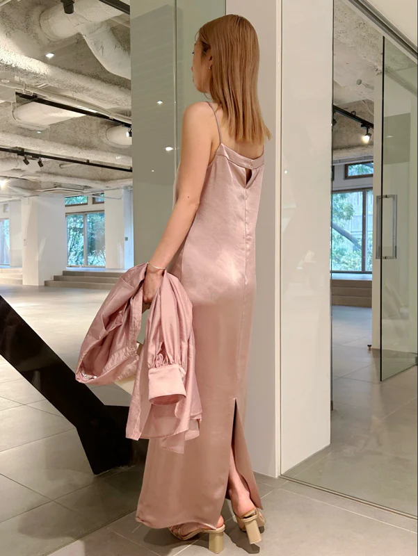 Cami Satin Slip Dress - Image 14