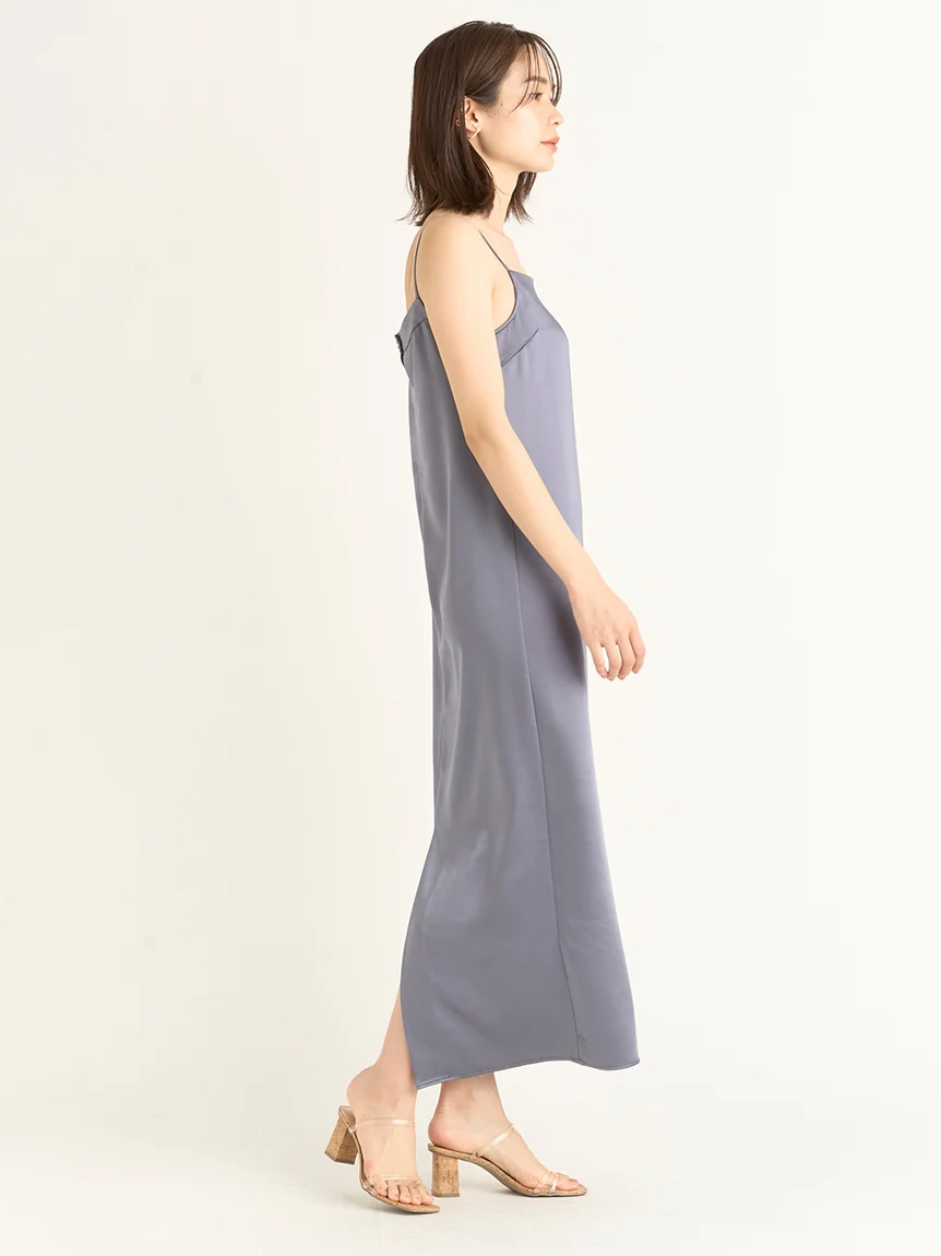 Cami Satin Slip Dress - Image 6