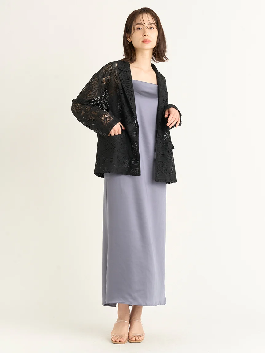 Cami Satin Slip Dress - Image 8