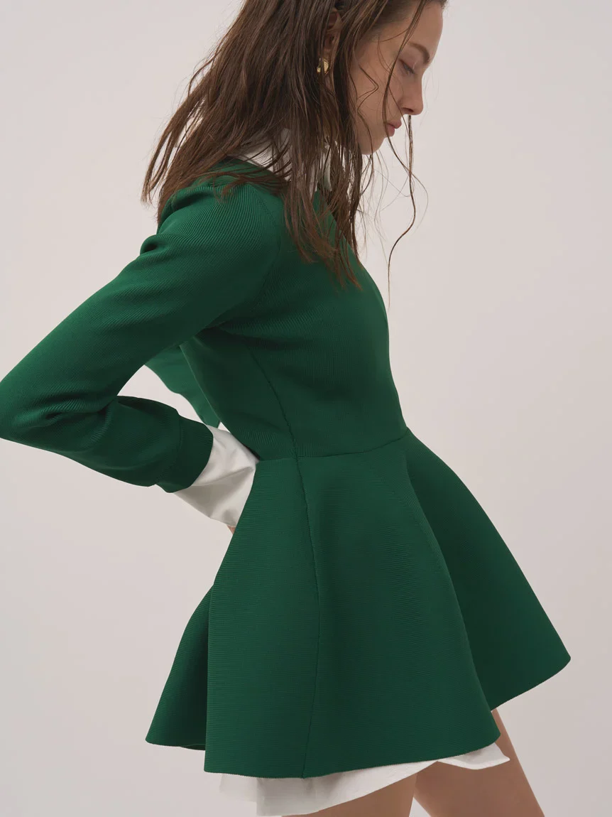 Shirt-Layered Knit Tunic - Image 4