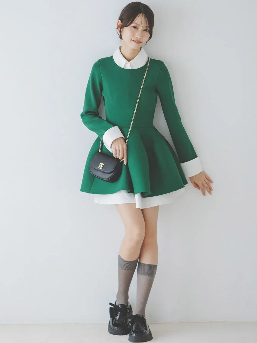 Shirt-Layered Knit Tunic - Image 5