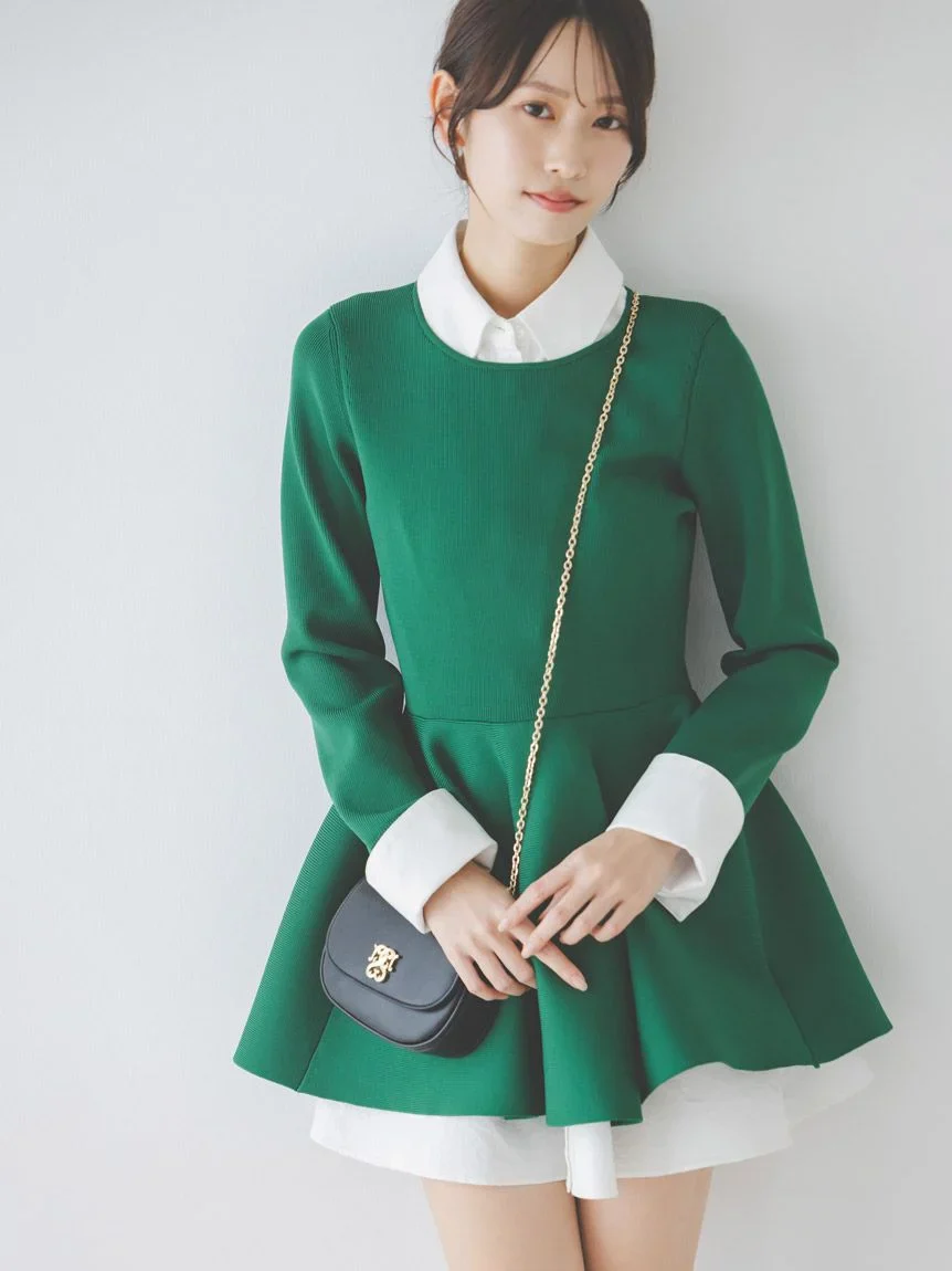 Shirt-Layered Knit Tunic - Image 6