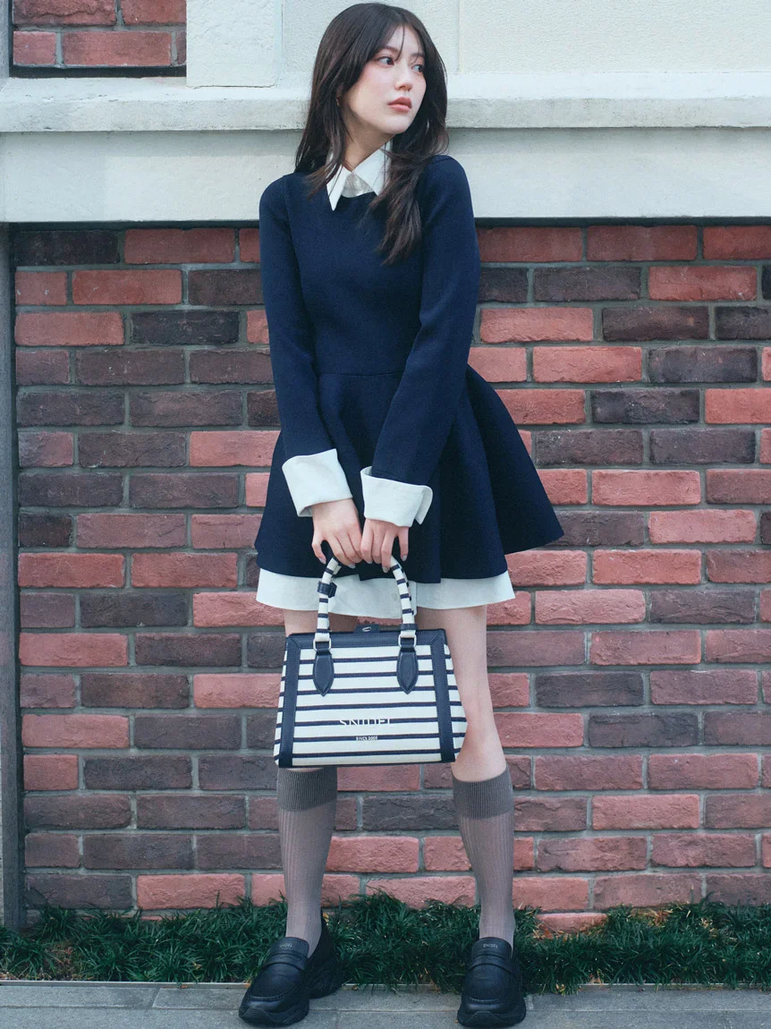 Shirt-Layered Knit Tunic - Image 8