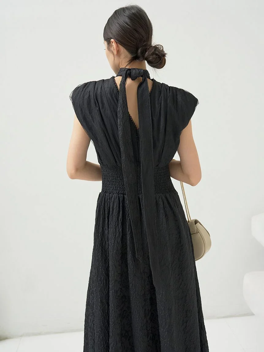 Sleeveless Plunge Neck Maxi Dress - Image 12