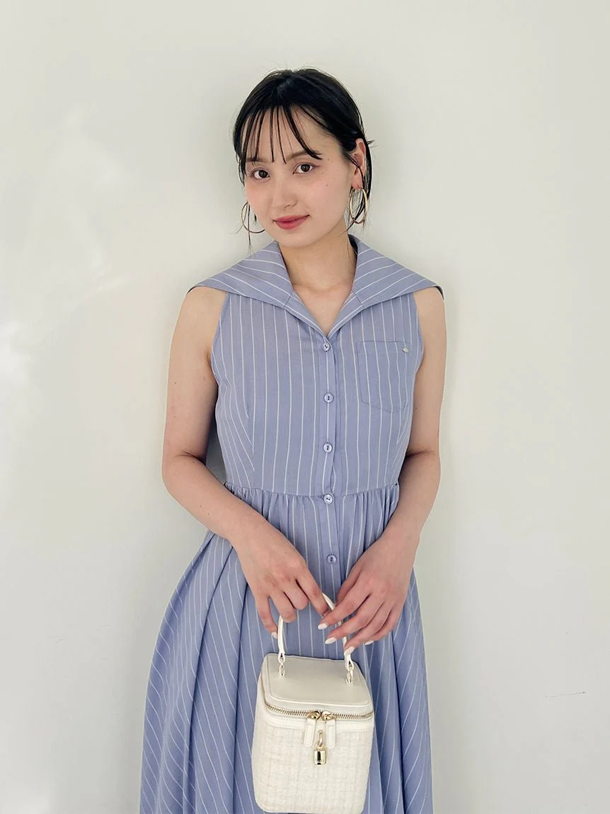 Sleeveless Shirt Dress - Image 14