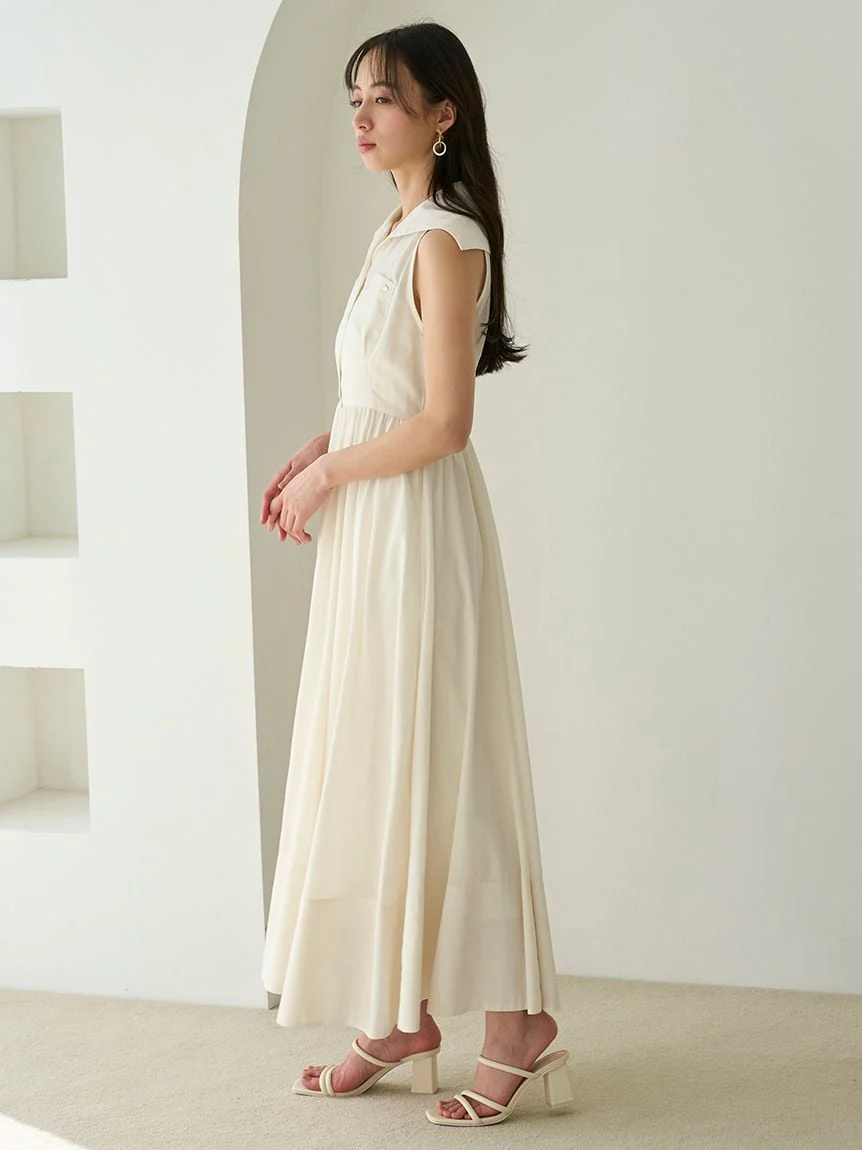 Sleeveless Shirt Dress - Image 19