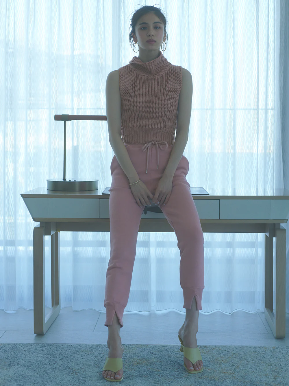 SNIDEL×VIBTEX Sweatpants - Image 3