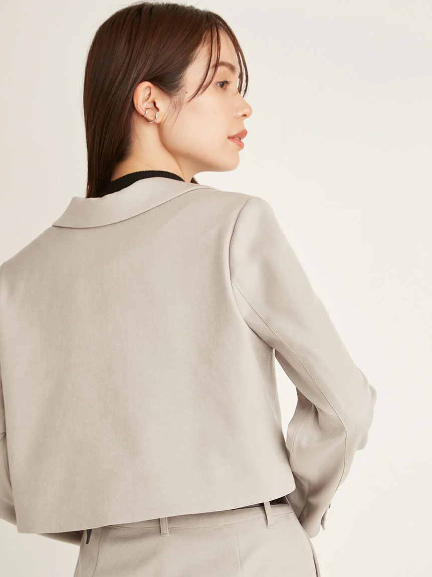 Sustainable Back Flare Short Jacket - Image 13