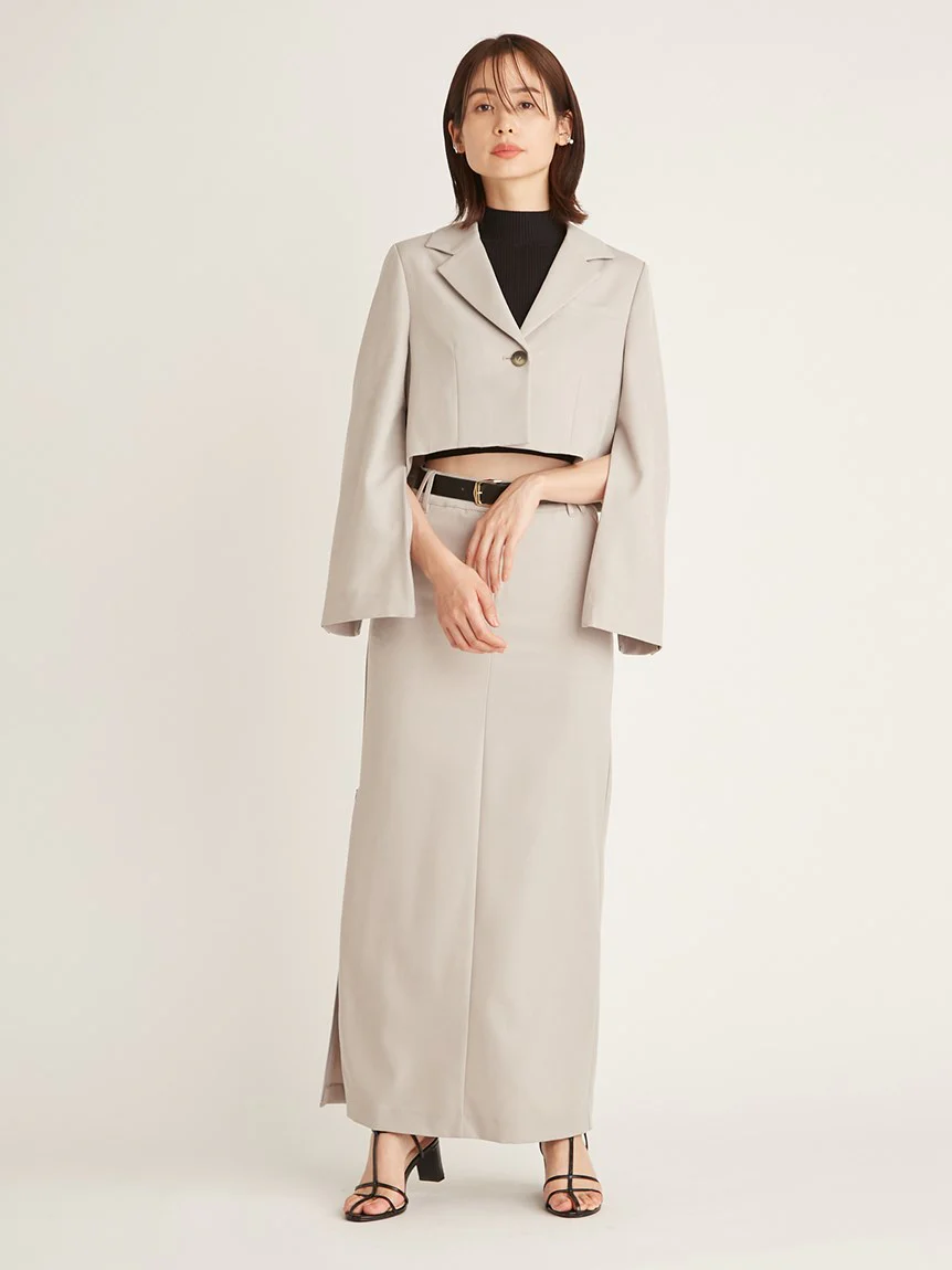 Sustainable Back Flare Short Jacket - Image 15