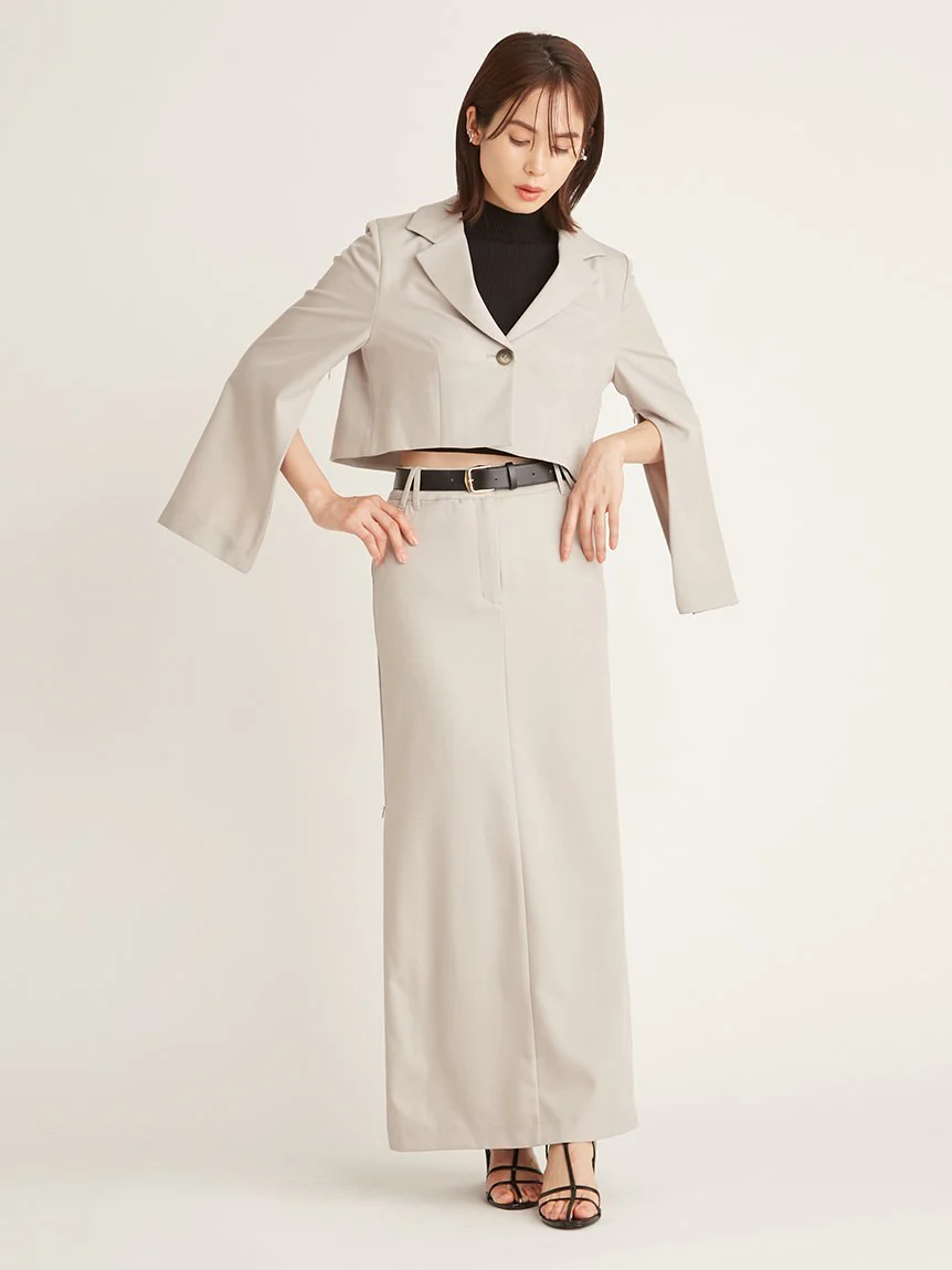 Sustainable Back Flare Short Jacket - Image 16