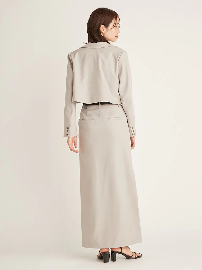 Sustainable Back Flare Short Jacket - Image 17