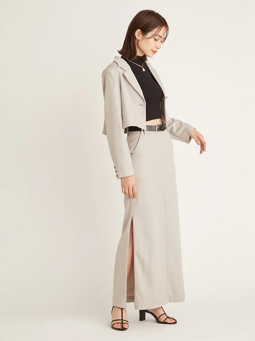 Sustainable Back Flare Short Jacket - Image 19