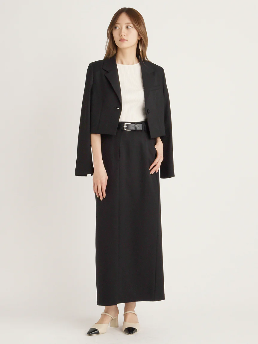 Sustainable Back Flare Short Jacket - Image 24