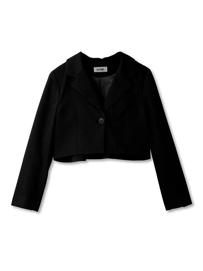 Sustainable Back Flare Short Jacket - Image 3