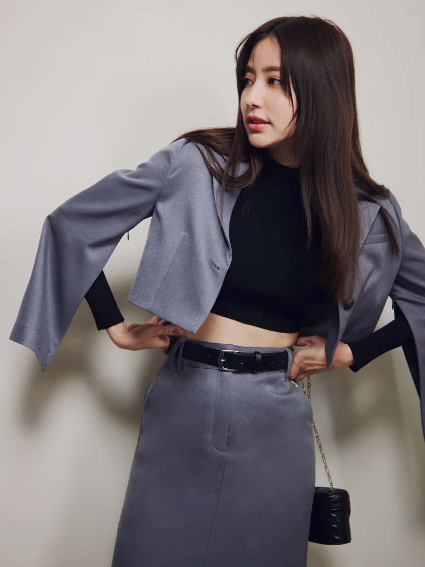 Sustainable Back Flare Short Jacket - Image 7