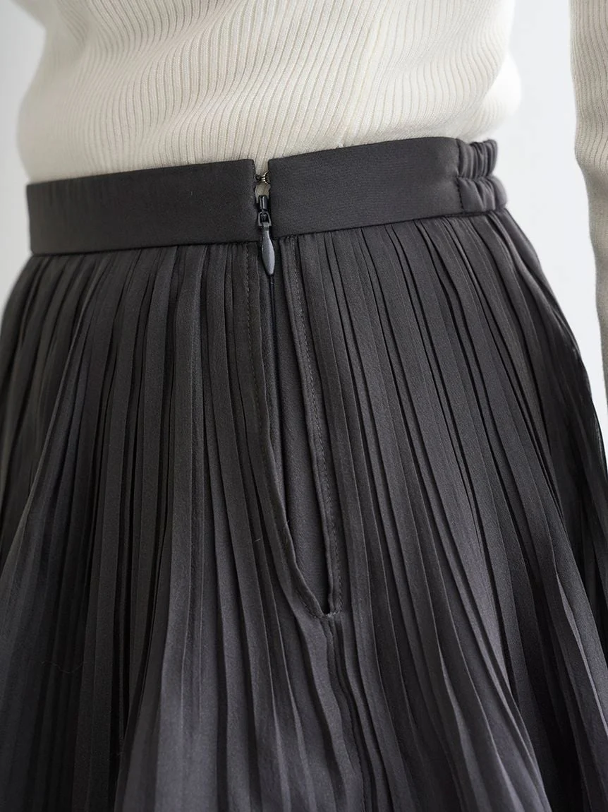 Sustainable Pleated Tiered Long Skirt - Image 18