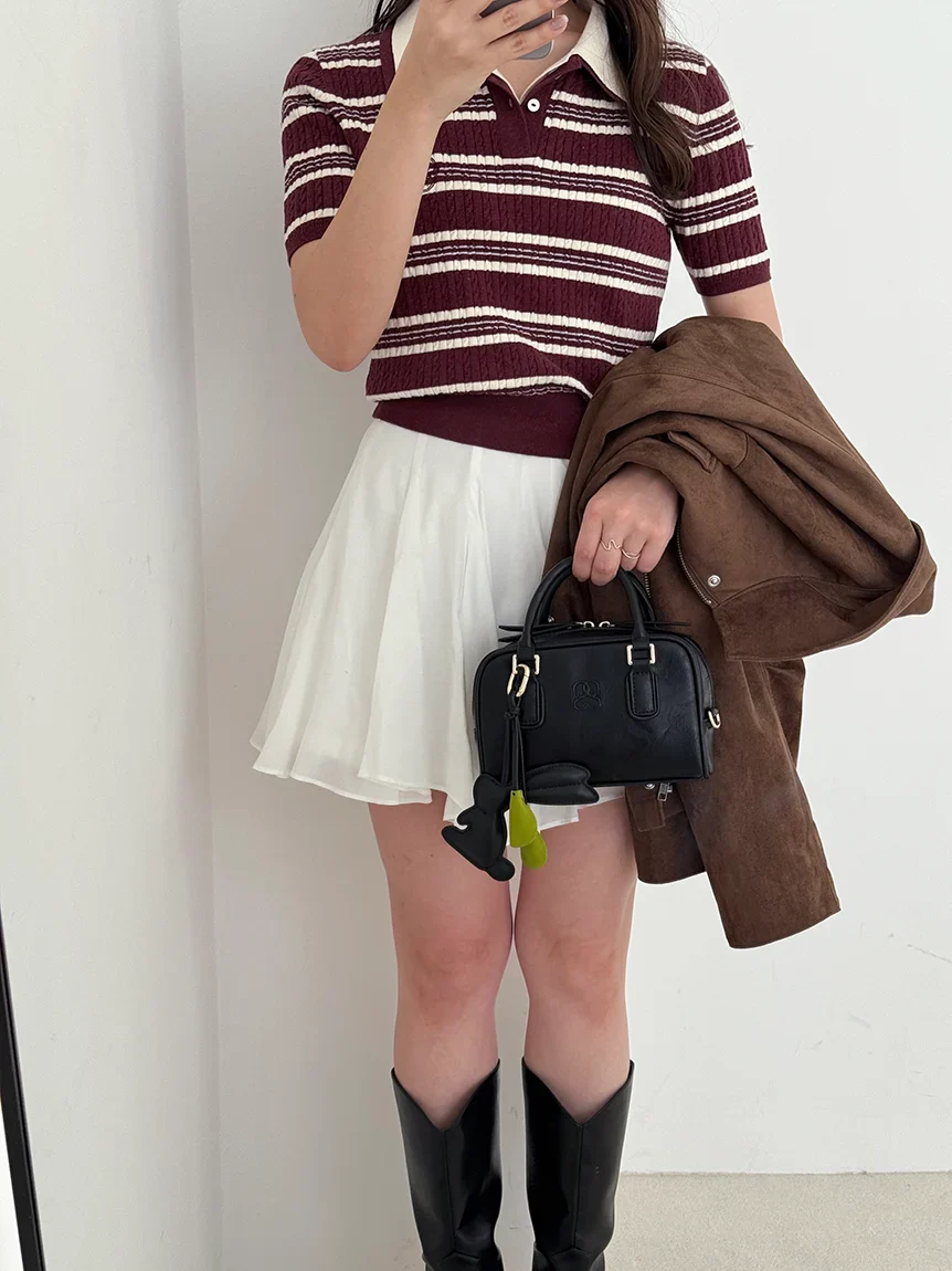 Sustainable Sheer Irregular Hem Skort - Image 17