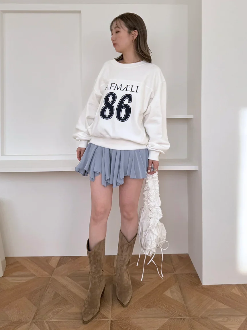 Sustainable Sheer Irregular Hem Skort - Image 22