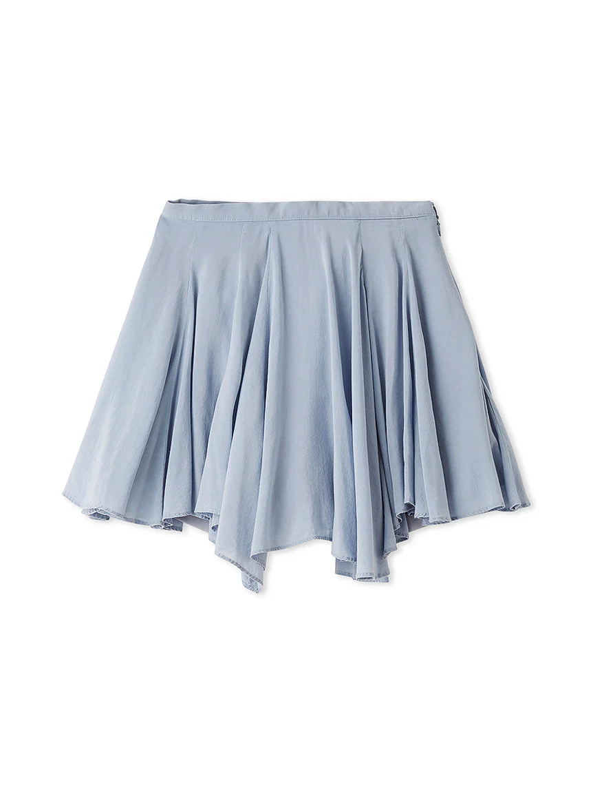 Sustainable Sheer Irregular Hem Skort - Image 3