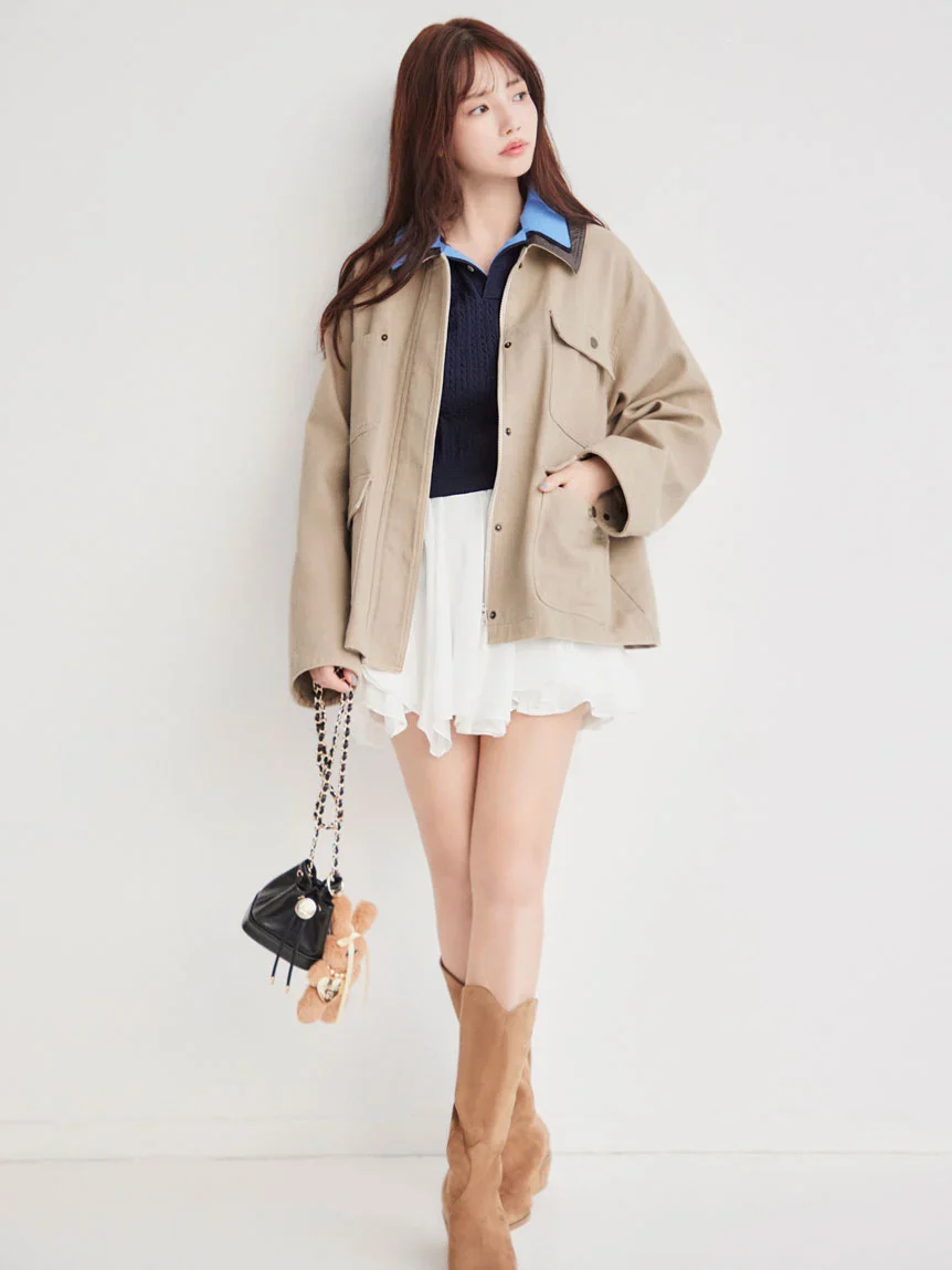 Sustainable Sheer Irregular Hem Skort - Image 30