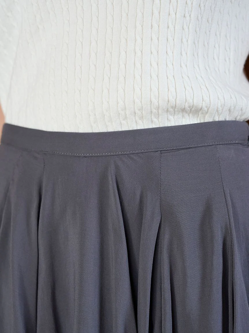 Sustainable Sheer Irregular Hem Skort - Image 7