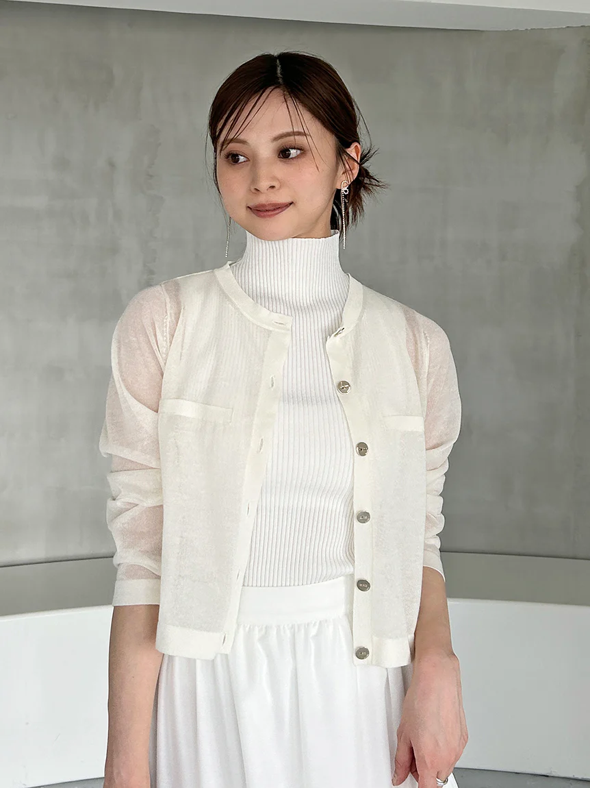 Sustainable Sleeveless Lame Knit Top - Image 5
