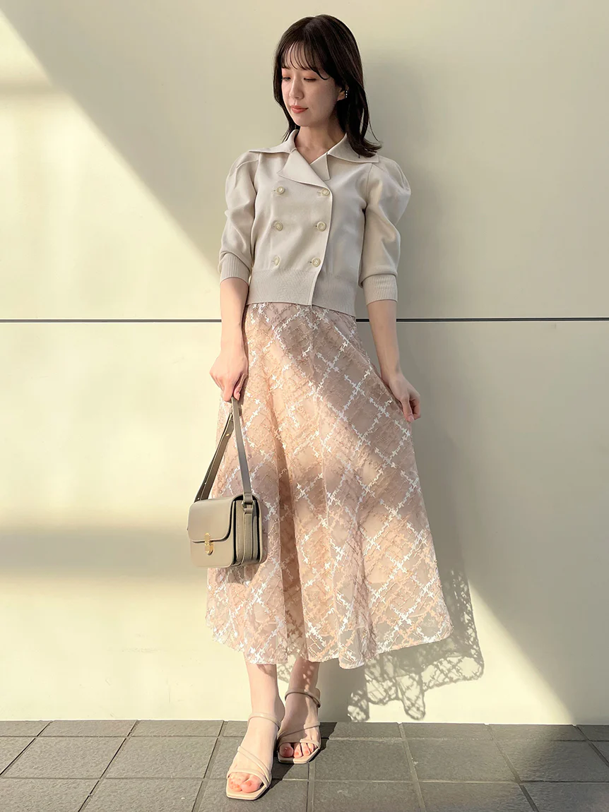 Sustainable Trench Design Knit Crop Top - Image 12