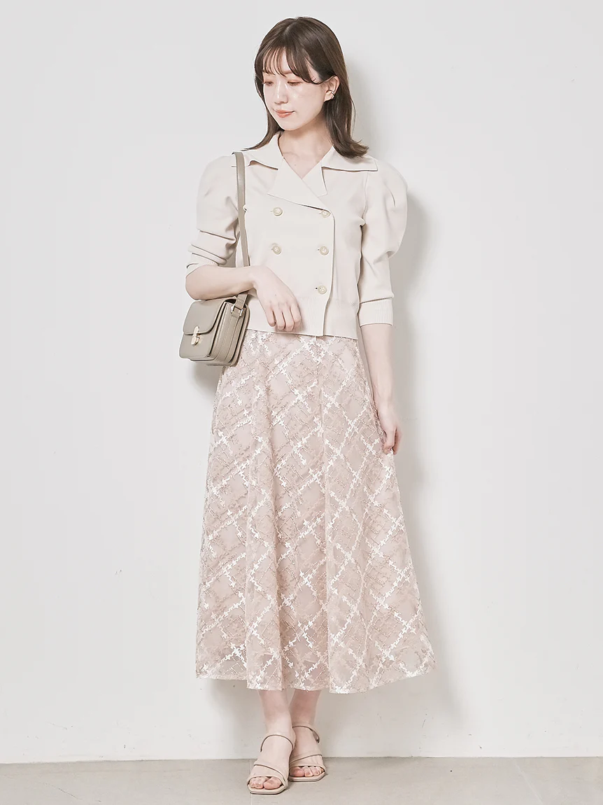 Sustainable Trench Design Knit Crop Top - Image 16