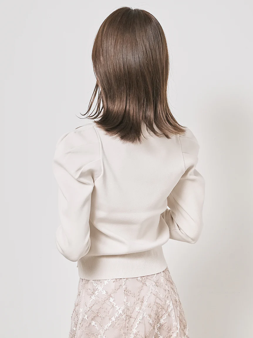 Sustainable Trench Design Knit Crop Top - Image 18