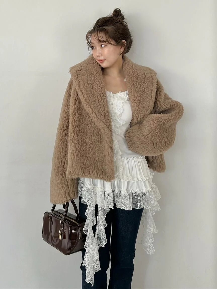 Tiered Frill Cut-and-Sew Pullover - Image 10