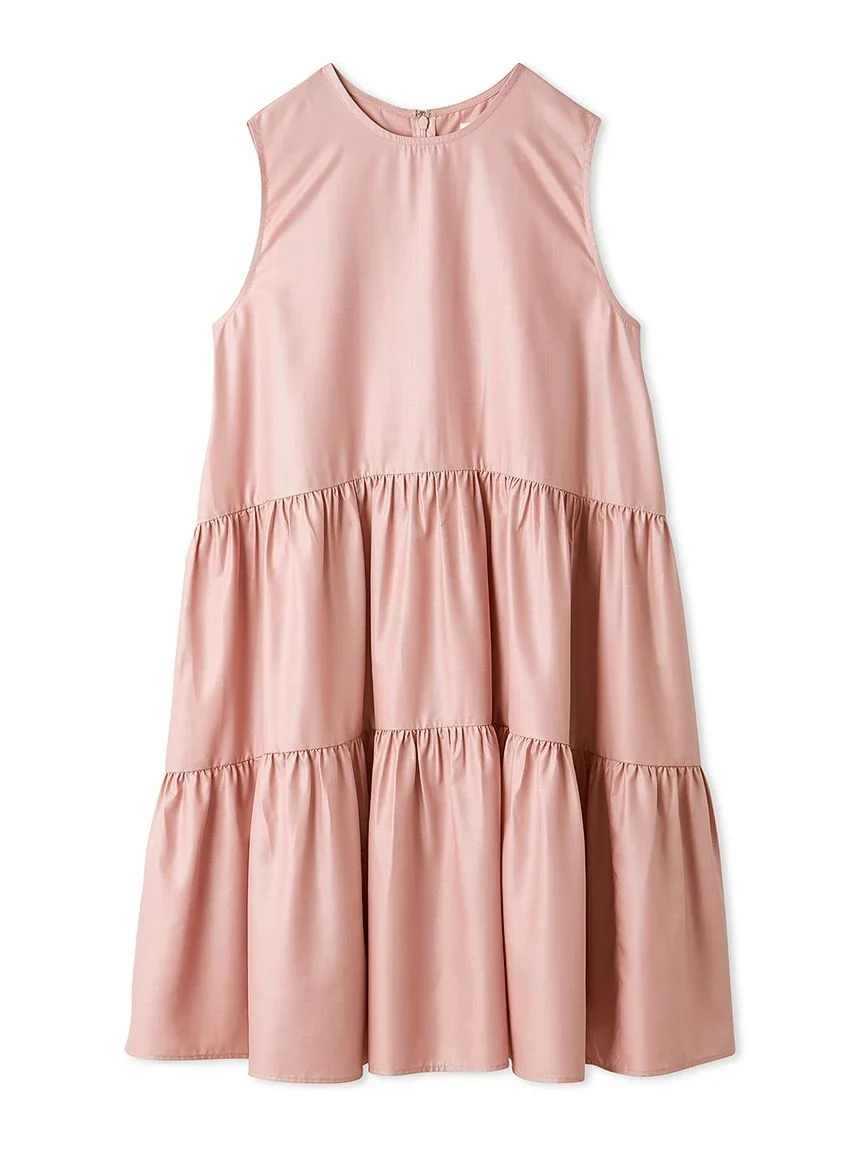 Sleeveless Tiered Faux Leather Mini Dress - Image 7