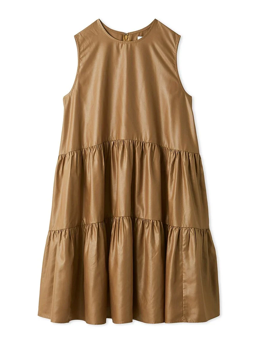 Sleeveless Tiered Faux Leather Mini Dress - Image 8