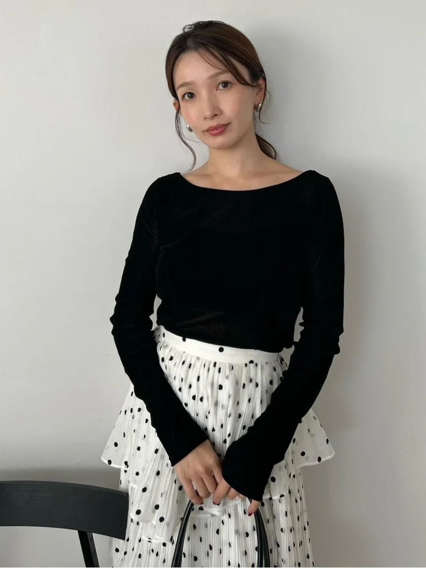 Velour Top with Built-In Bra - Image 14