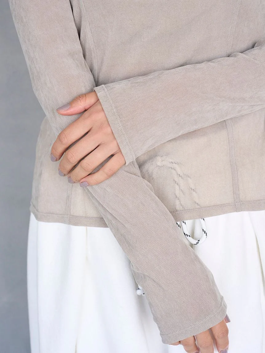 Velour Top with Built-In Bra - Image 23
