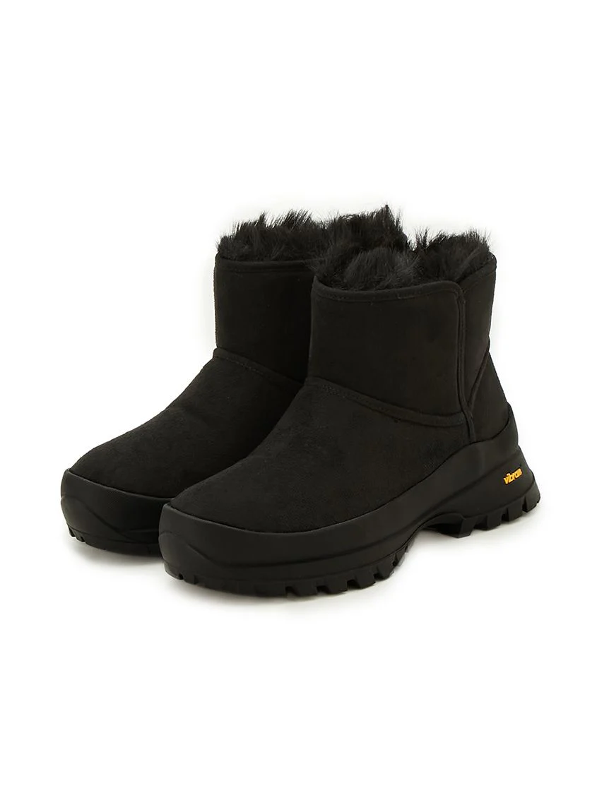Vibram Collaboration Faux Mouton Boots - Image 3