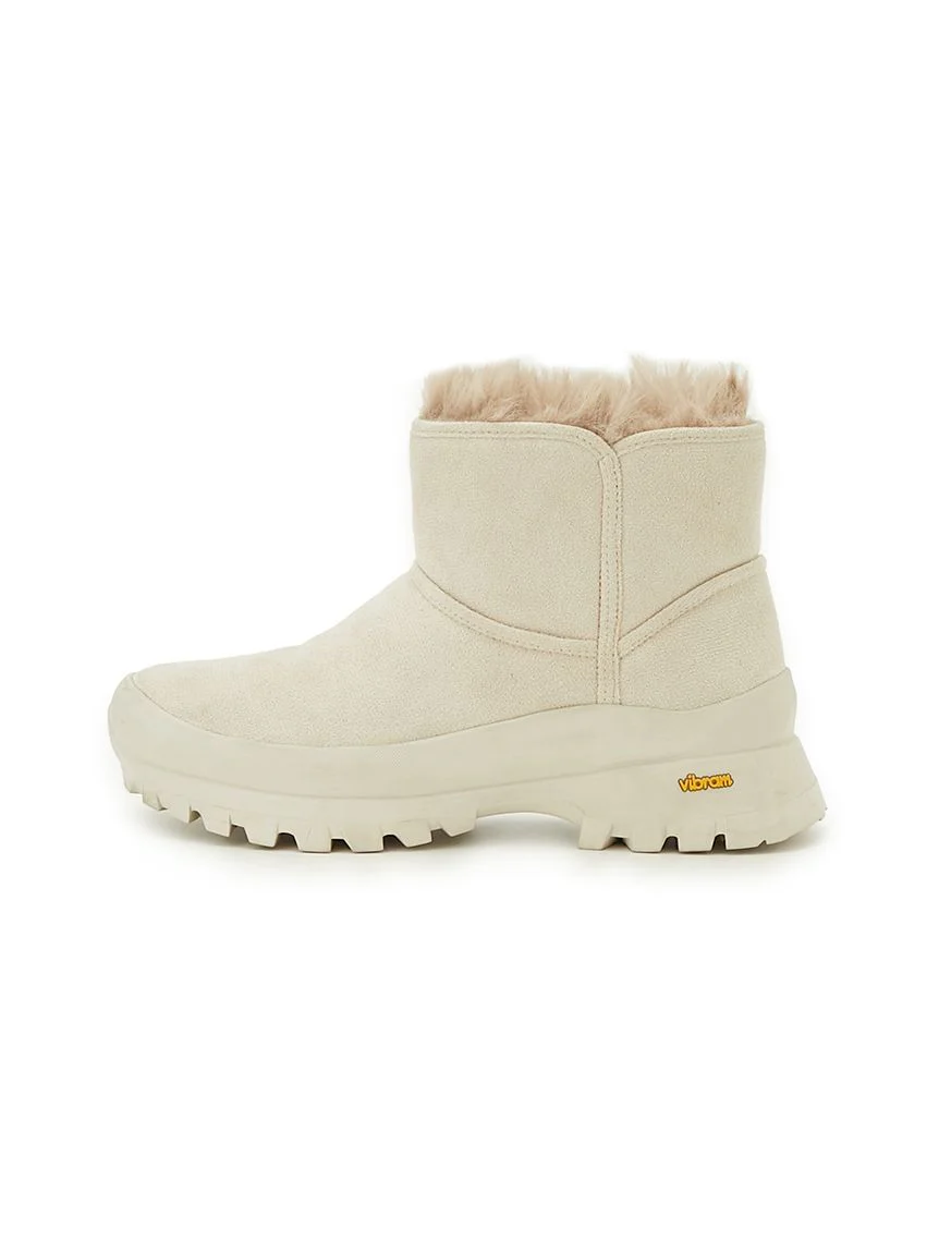 Vibram Collaboration Faux Mouton Boots - Image 6