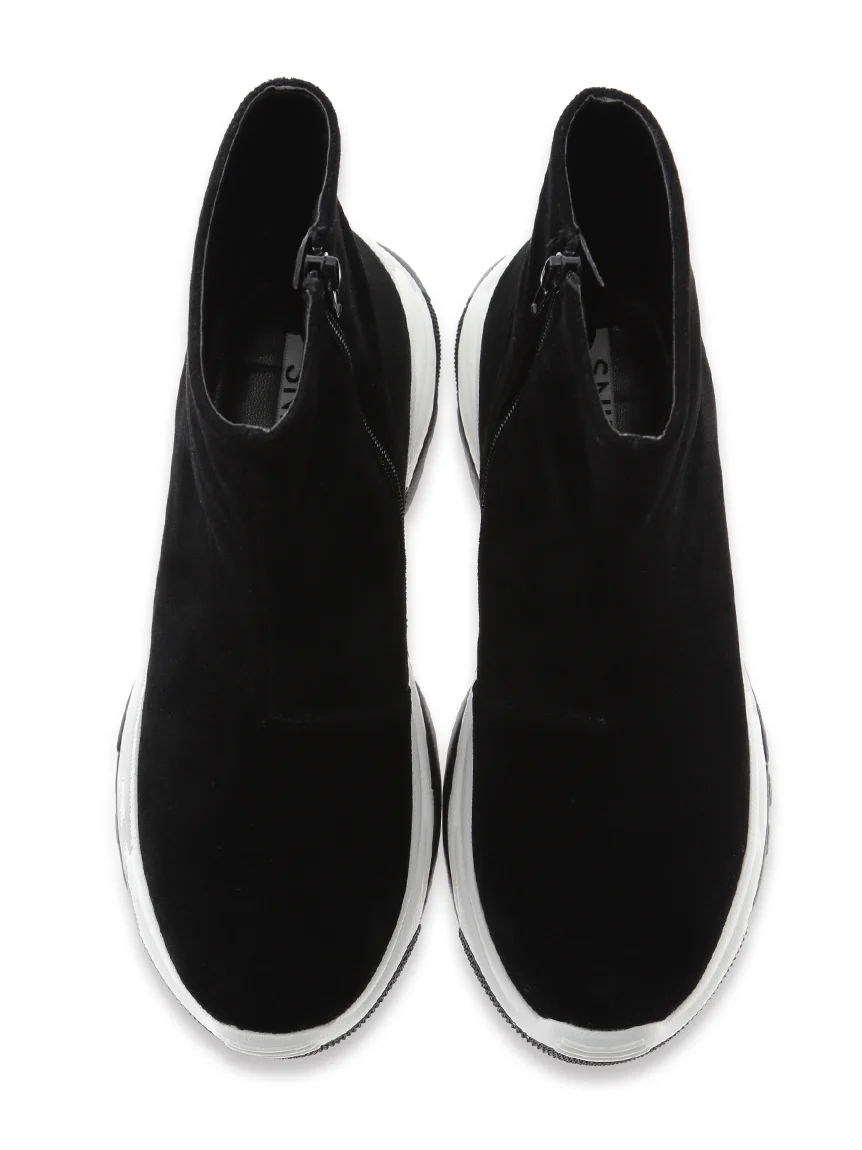 Zip up Sneaker Soles High Top Ankle Boots - Image 5