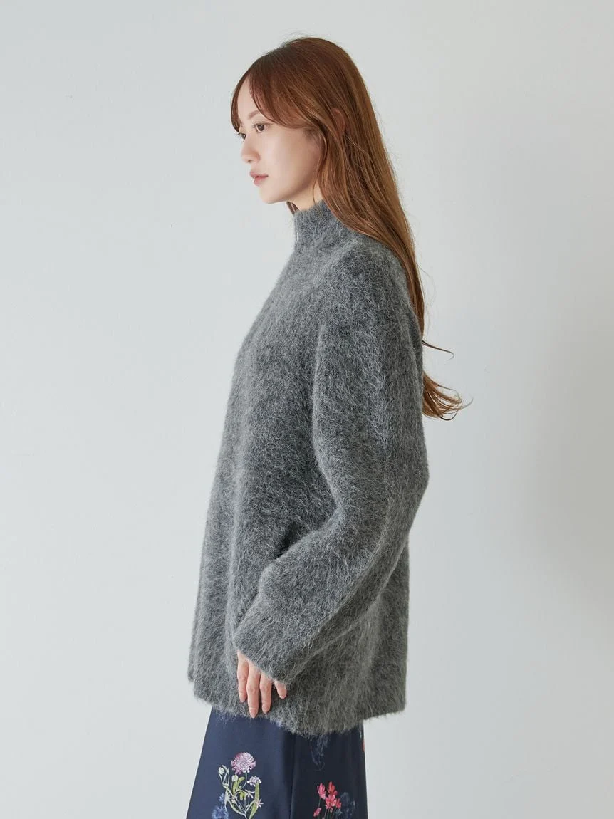 Alpaca Shaggy Zip Coat - Image 7