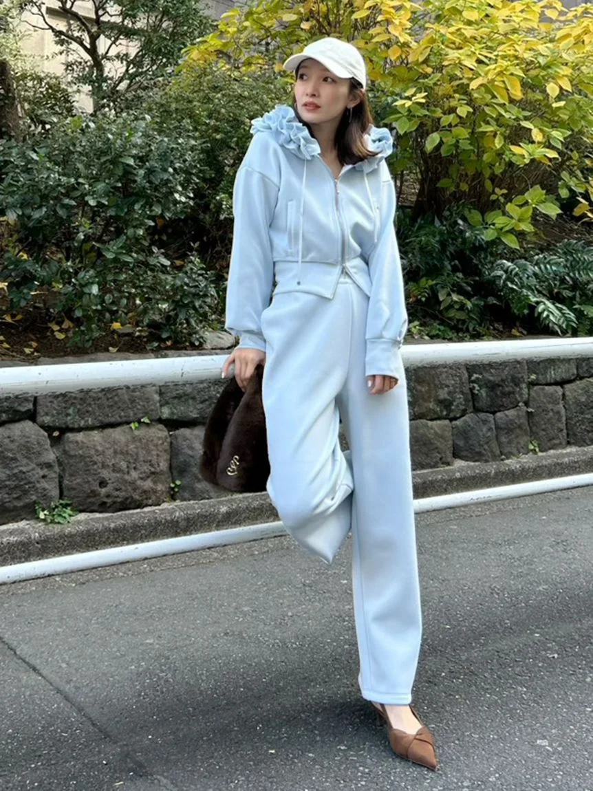 Bonded Wide-Leg Pants - Image 11